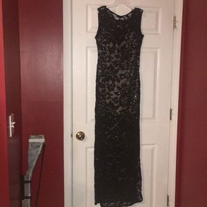SOLD- Lace & sequin homecoming dress
